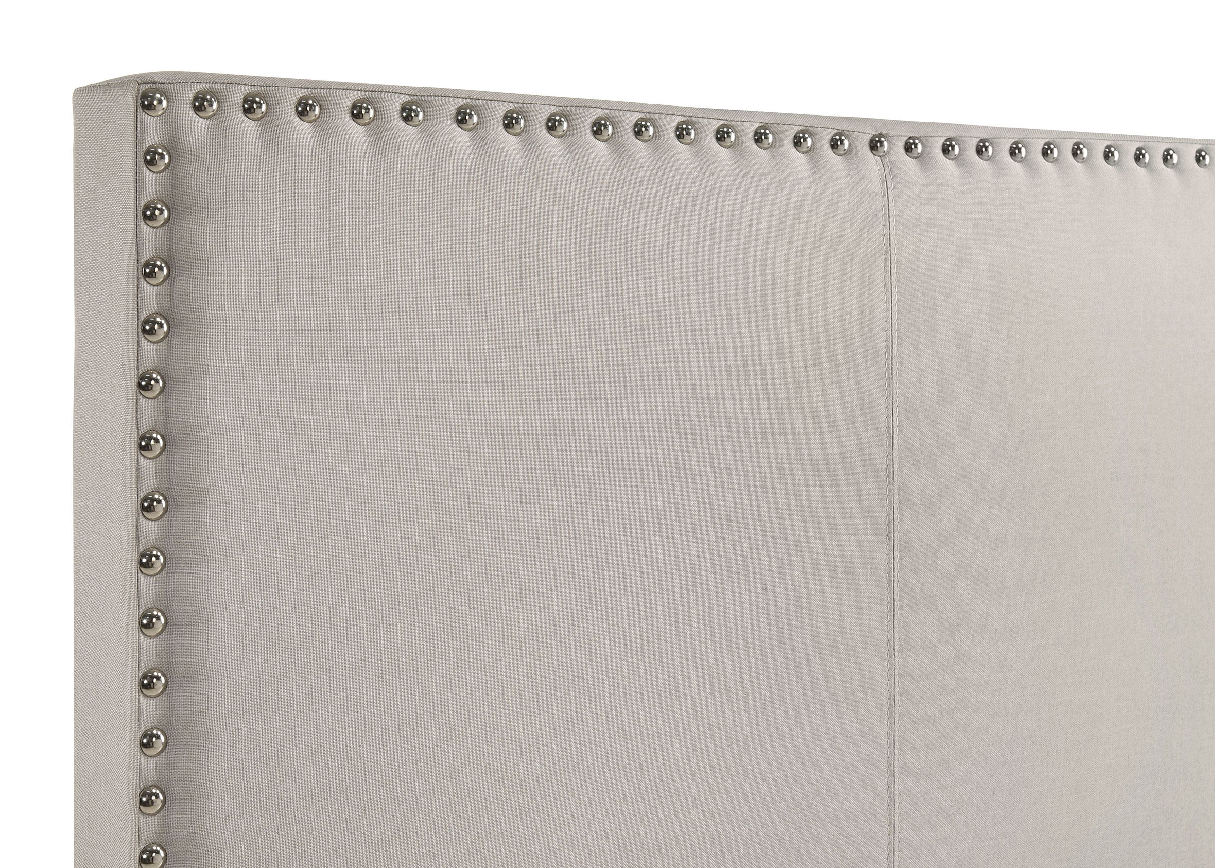 Boyd Upholstered Queen Panel Bed Ivory — view 7