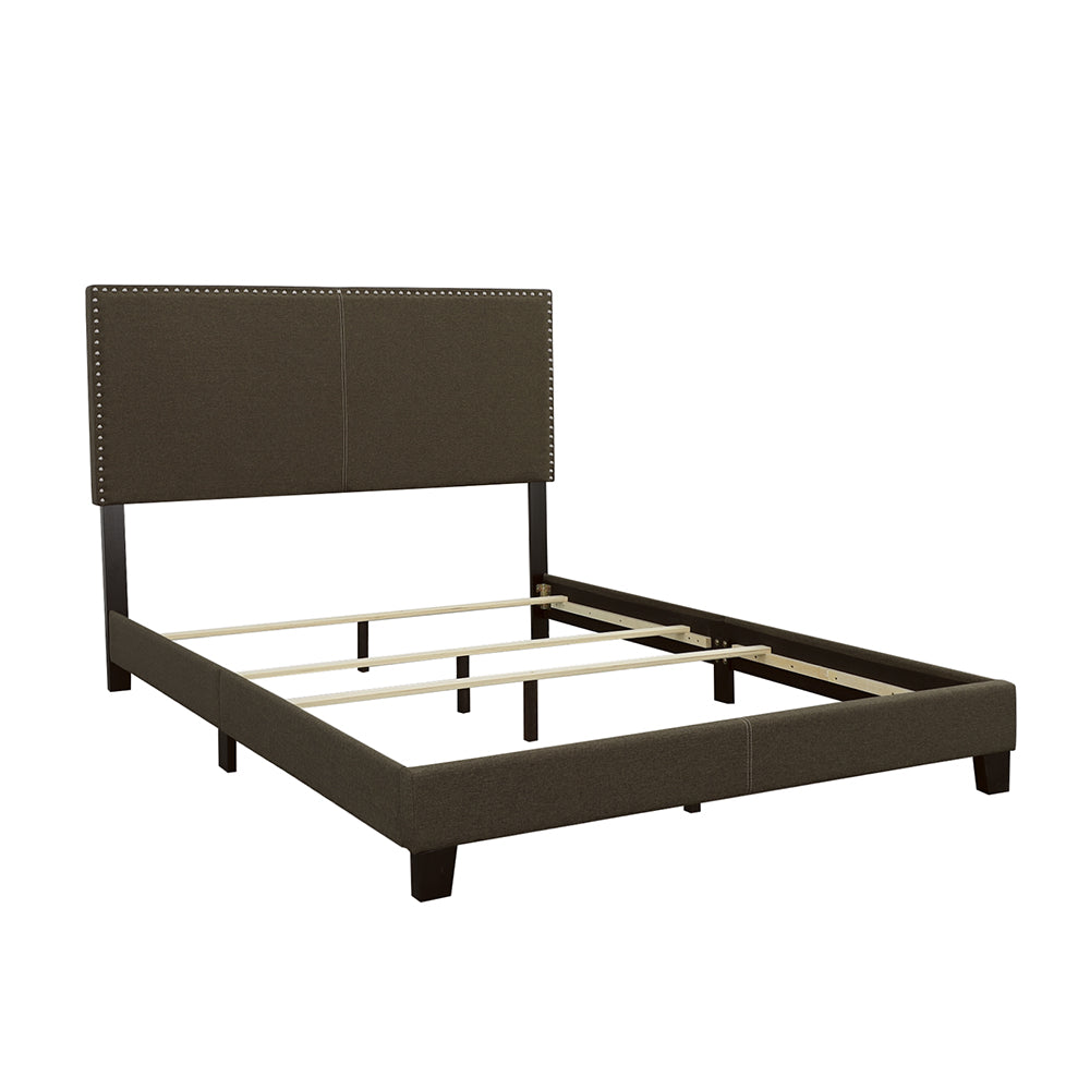 Boyd Upholstered California King Panel Bed Charcoal — view 1