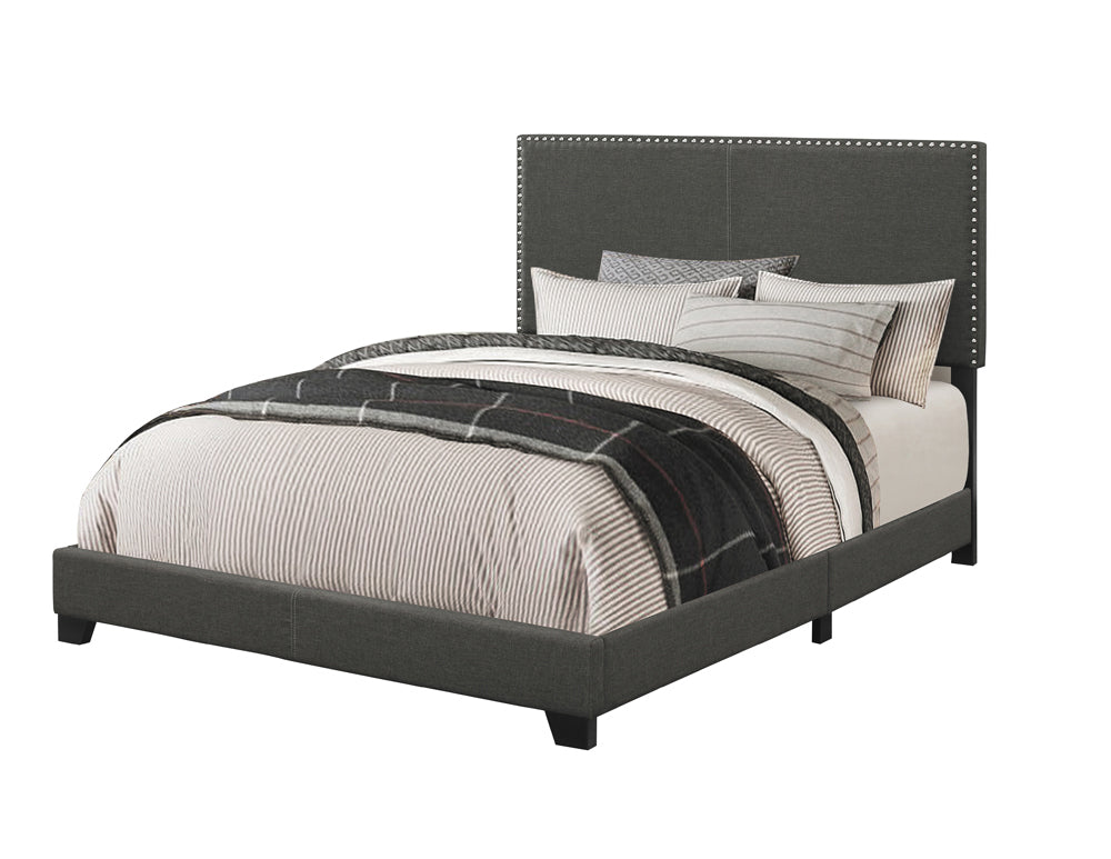Boyd Upholstered Queen Panel Bed Charcoal — view 3