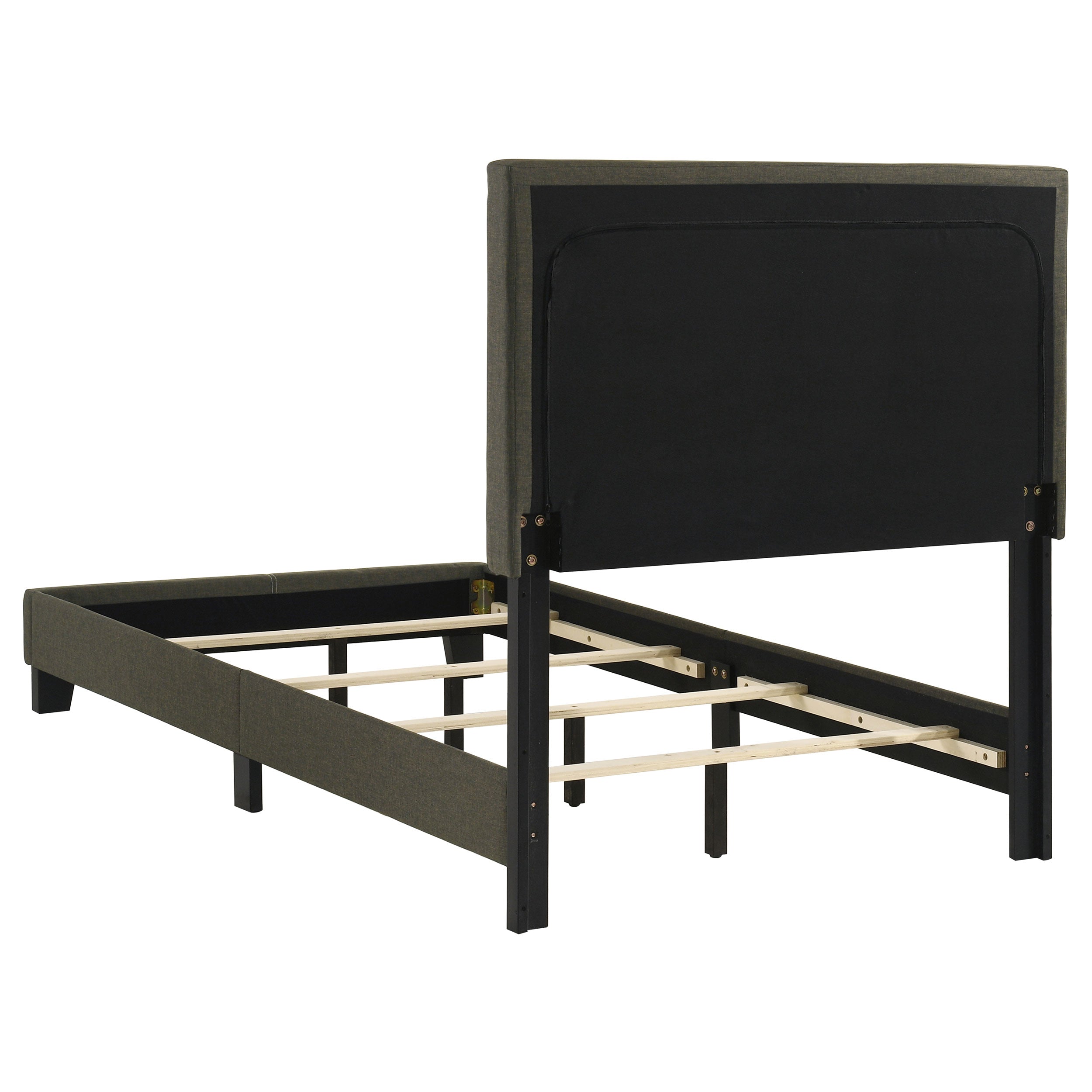 Boyd Upholstered Twin Panel Bed Charcoal — view 5