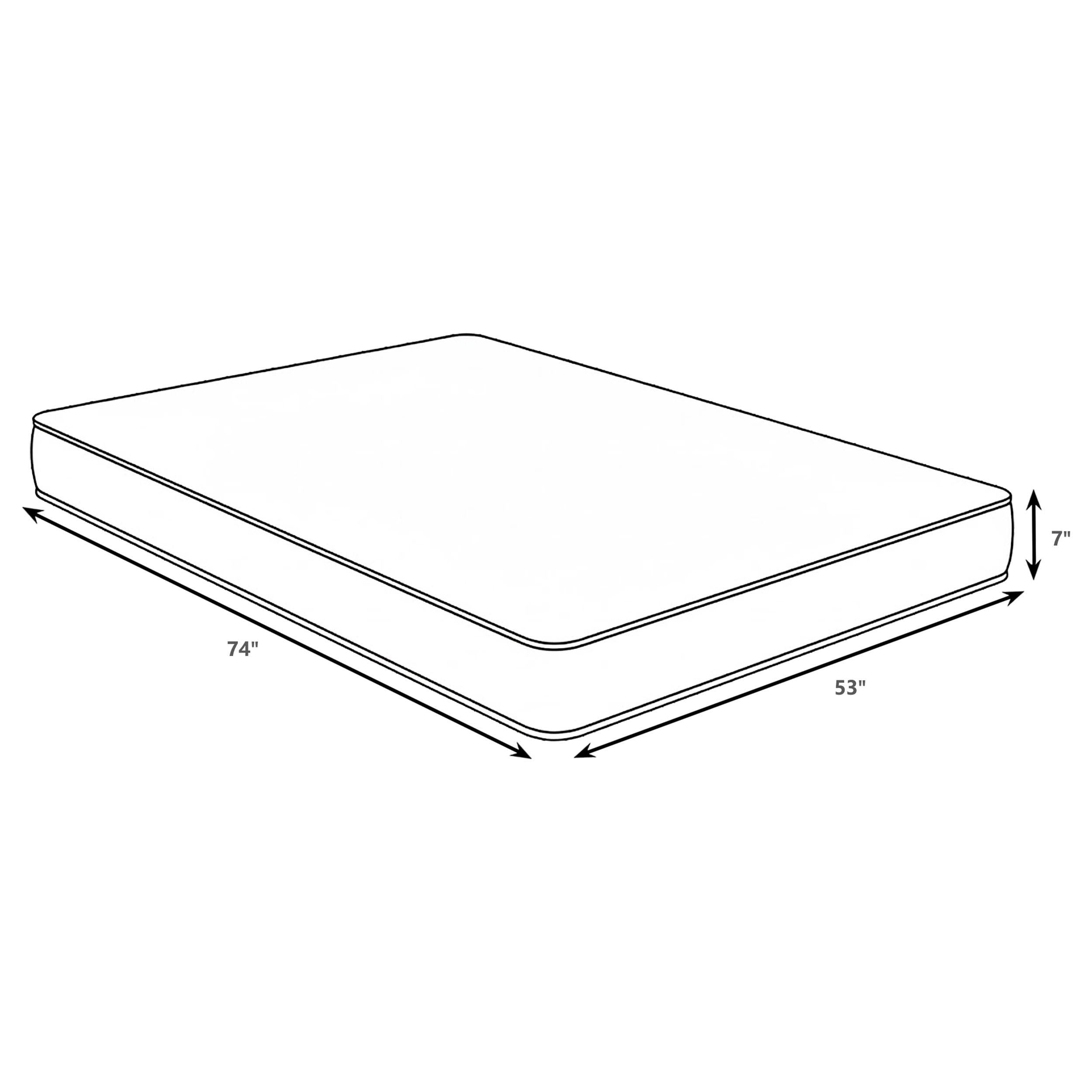 Quimby 7-inch Full Innerspring Quilted Foam Mattress — view 3