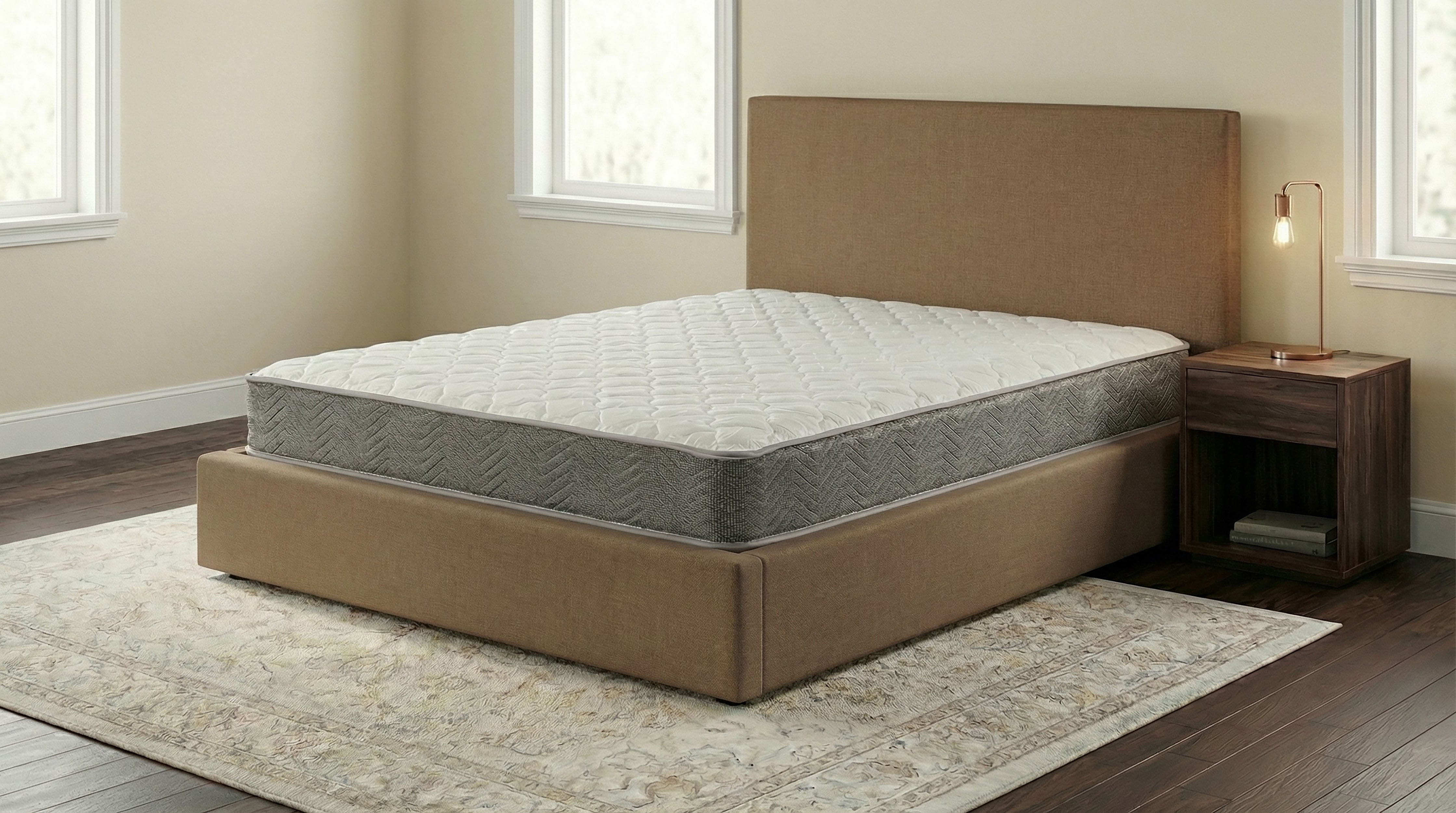 Quimby 7-inch Twin Innerspring Quilted Foam Mattress — view 2