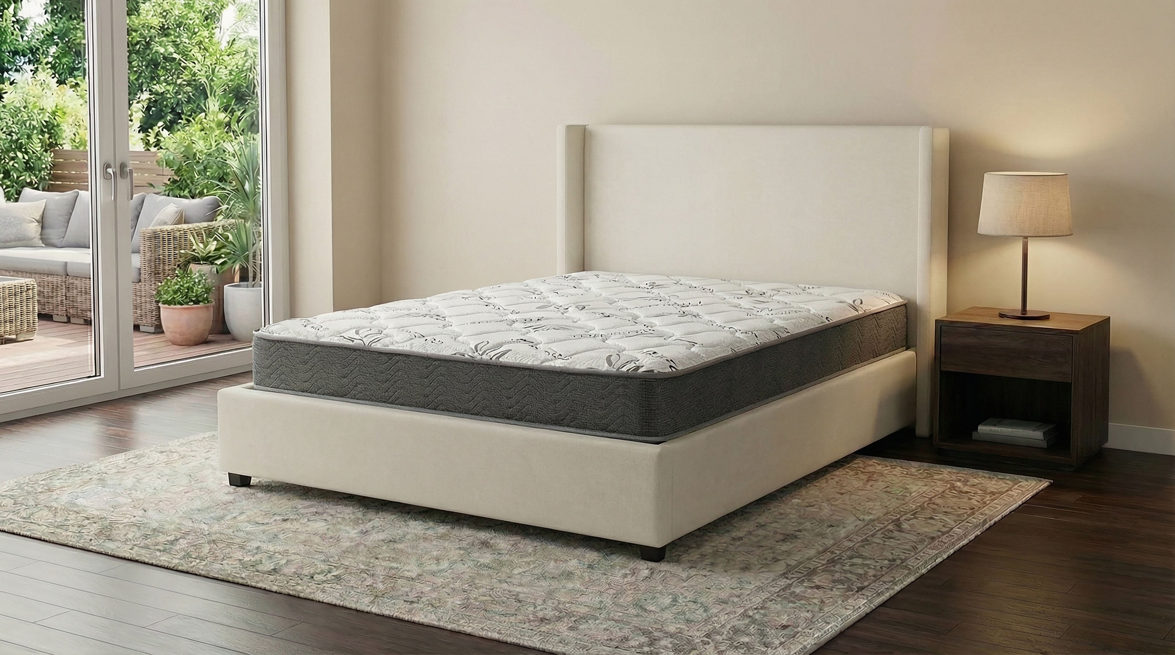 Kenyon 7-inch Twin Bamboo Cover Firm Foam Mattress — view 2