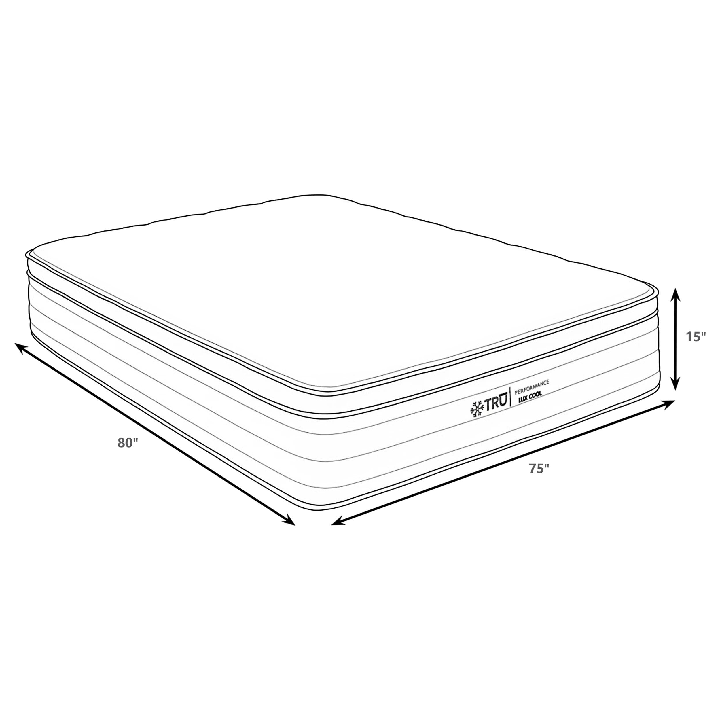 Montlake 15-inch East King Cool Euro Top Foam Hybrid Mattress — view 5