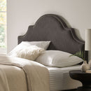 Lenne - Fabric Queen / Full Headboard - Gray