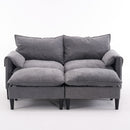 Convertible Combination Sofa With Footstools With Storage