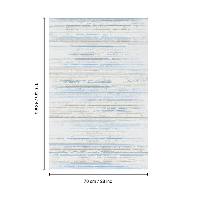 Macau - Non - Slip Accent Rug - Multicolor / White / Gray