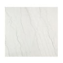 Edwyn - Counter Height Table - White Natural Marble Top & Espresso