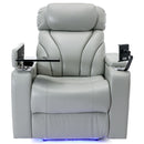 Power Motion Recliner Electric Power Recliner With USB Charging Port, Hidden Arm Storage, Convenient Cup Holder And Bluetooth Speaker
