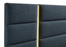 Ines - Fabric Upholstered Panel Bed