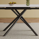 Modern Retractable Sintered Stone Dining Table