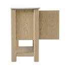 Modern Bathroom Vanity With Rectangle Ceramic Sink, Soft Closing Doors