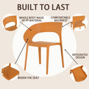 4 Piece Set Of Modern Designed Single Chairs With Folding Square Table