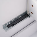 Fluted Bathroom Vanity With Ceramic Sink, Soft Close Slides