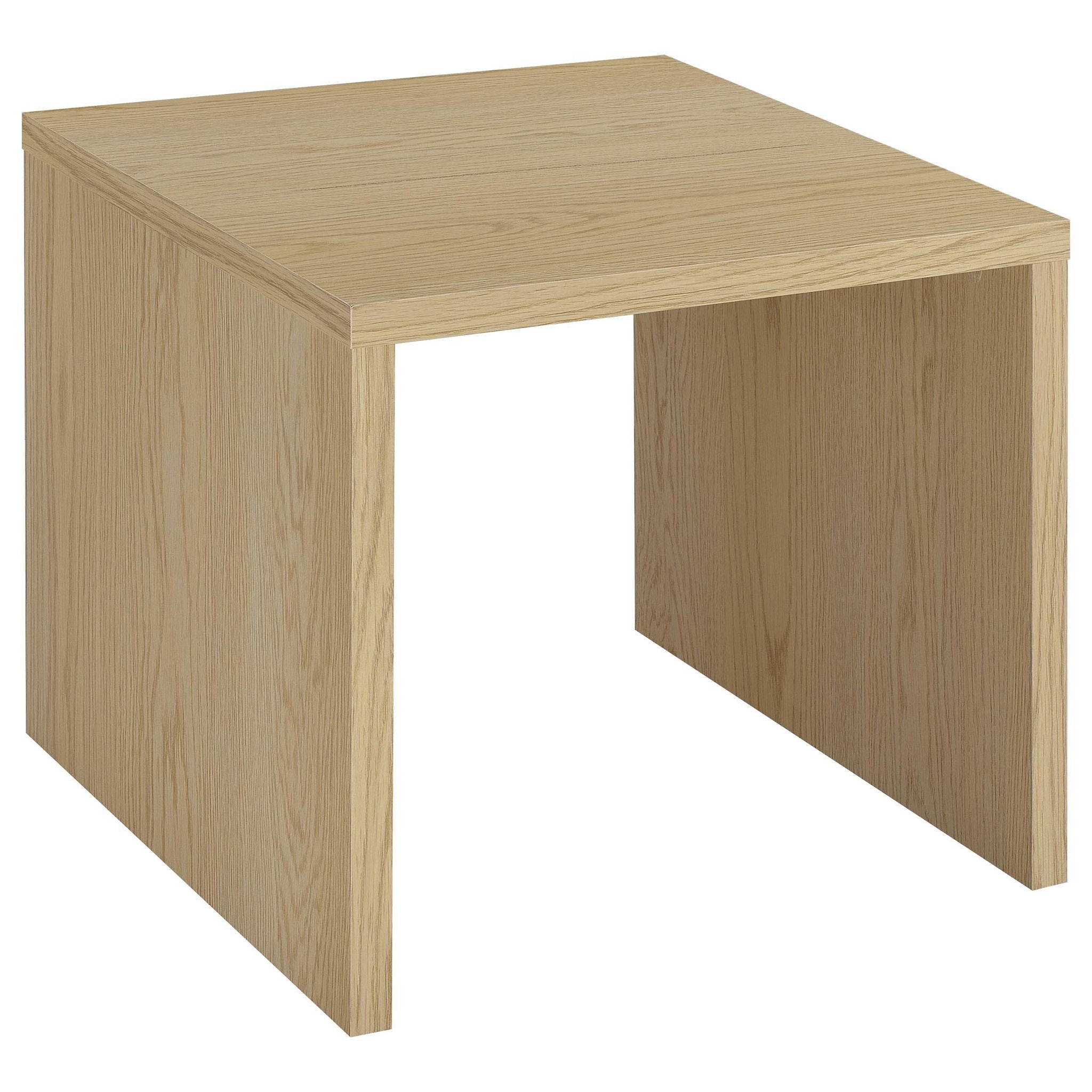 Canoga 2-piece Lift Top Cocktail Coffee Table Set Light Oak - Atlantic Fine Furniture Melbourne FL