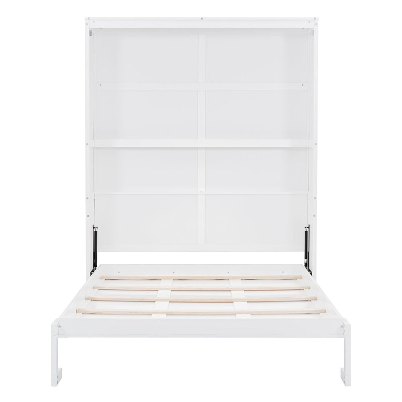 Murphy Wall Bed With Shelves, Space Saving