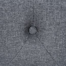 Full Size Vintage Upholstery Daybed with Button Tufted Backrest, Gray