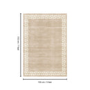 Toucan - Washable Non - Slip Area Rug - Beige