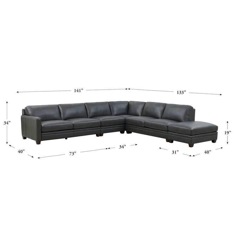 Naples - Leather Sectional