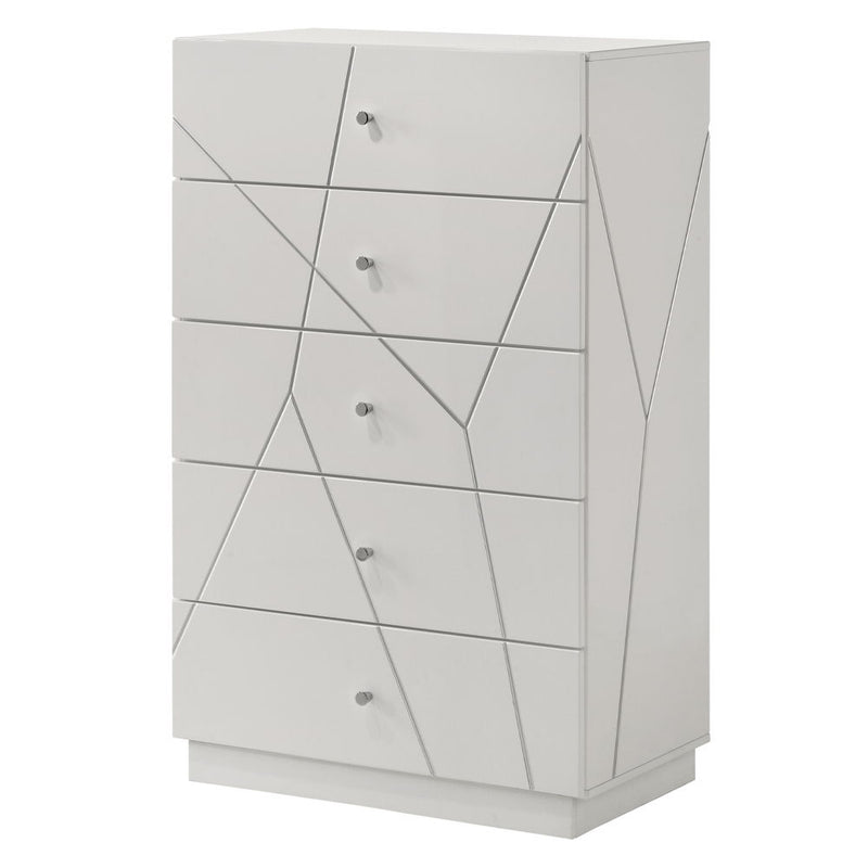 Esther - Chest - White / Silver