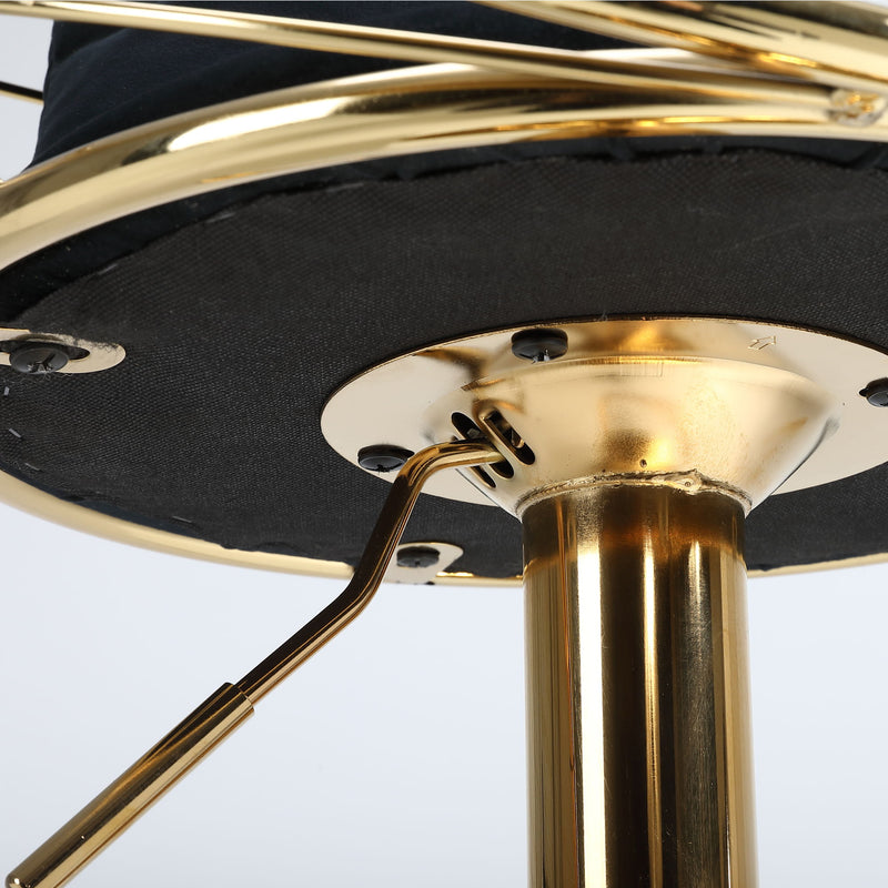 Unique Design Bar Chair, 360 Degree Rotation, Adjustable Height, Suitable For Dining Room And Bar