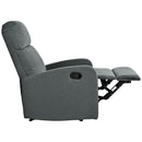 Modern Recliner Manual, Home Theater Chair With Adjustable Backrest