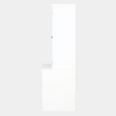 Retro Style Hutch Cabinet With Glass Door, China Cabinet For Home