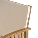 Casa - Acacia Club Chair Coastal Classic Outdoor Seating, Waterproof Fabric