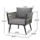 Oceanus - Chat Set Chair - Gray