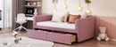 Upholstered Daybed With Ergonomic Design Backrest