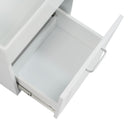 Modern Wall Mounted Bathroom Vanity With Sink, Soft Close Drawer, Adjustable Shelf, Toilet Paper Holder