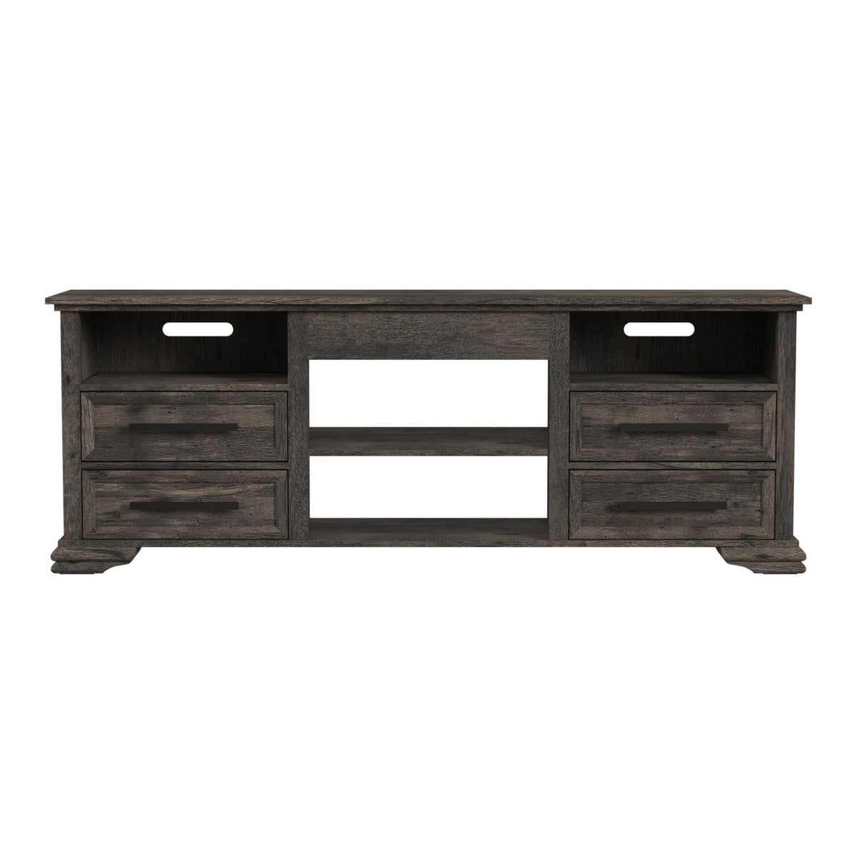 Park Ridge TV Console in Dark Gray by Elements International, view 9