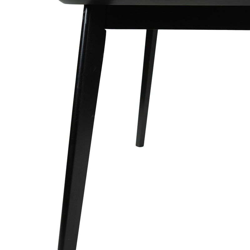 Retro Dining Table With Faux Wood Top
