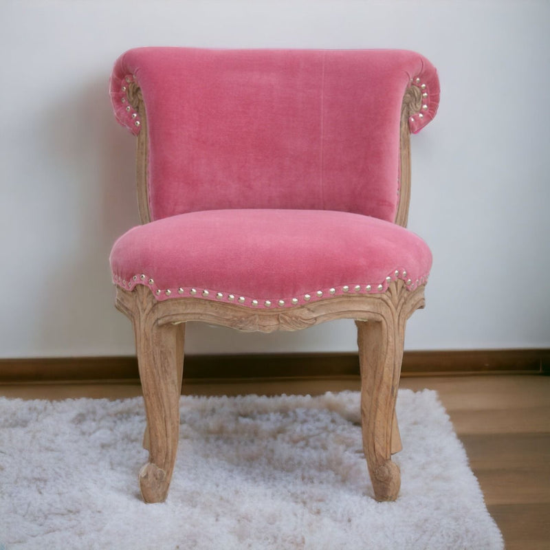 Velvet Studded Chair