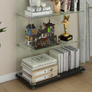 Premium 5 Tier Glass Display Case With 5 Dynamic LED Modes