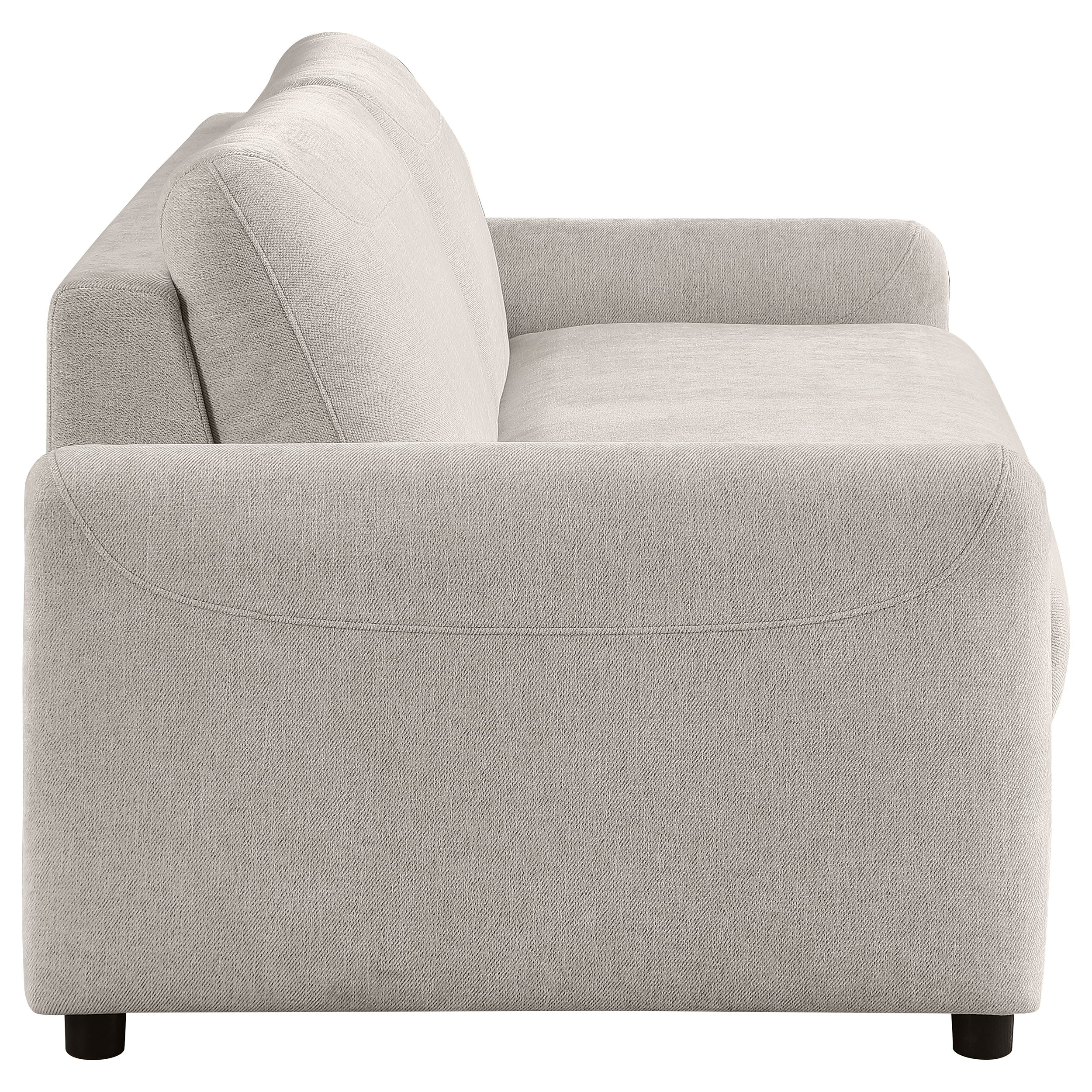 Rylie Upholstered Sofa Sleeper with Queen Mattress Beige — view 10
