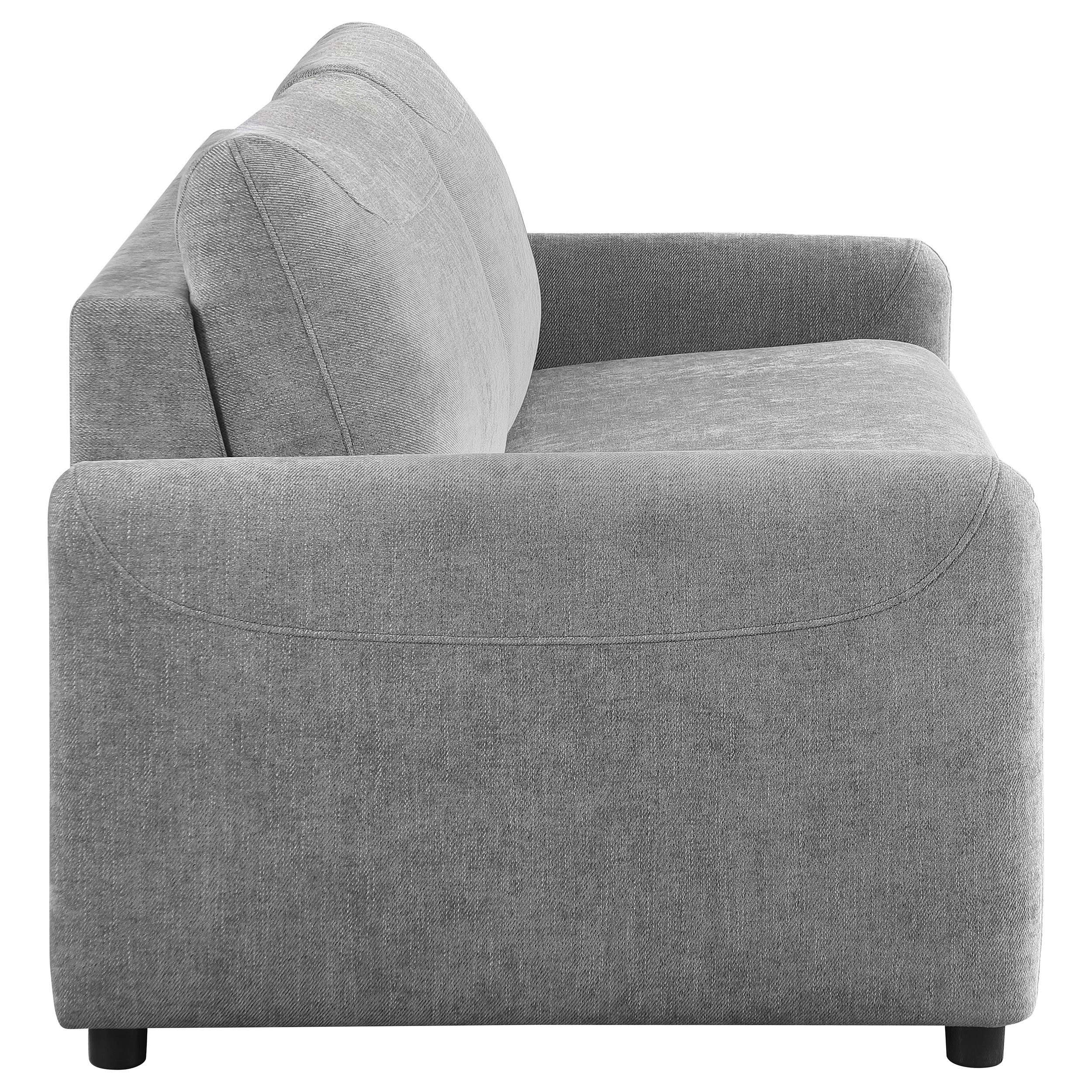 Rylie Upholstered Sofa Sleeper with Queen Mattress Grey — view 10