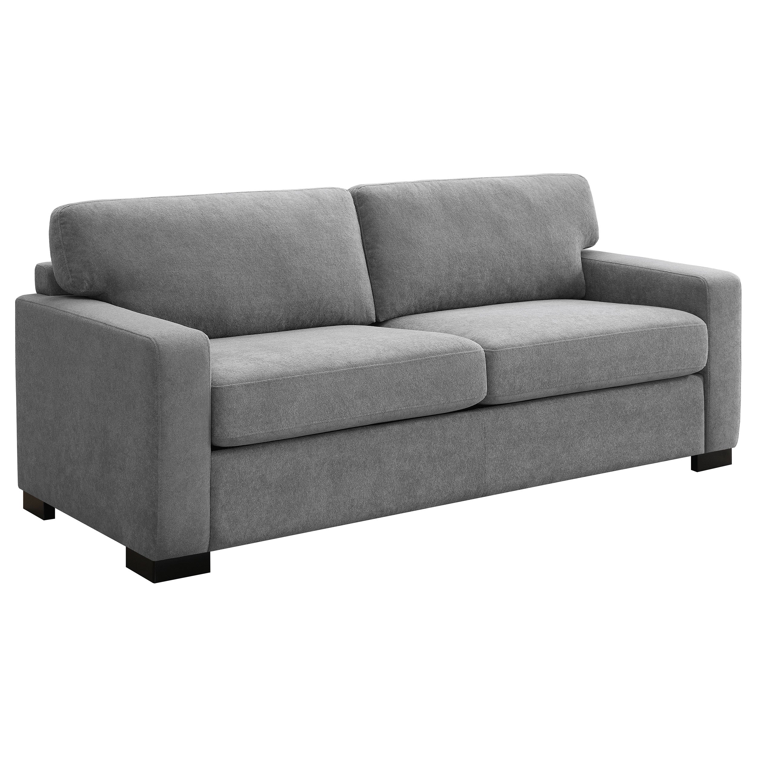 Simpson Upholstered Sofa Sleeper with Queen Mattress Grey — view 1
