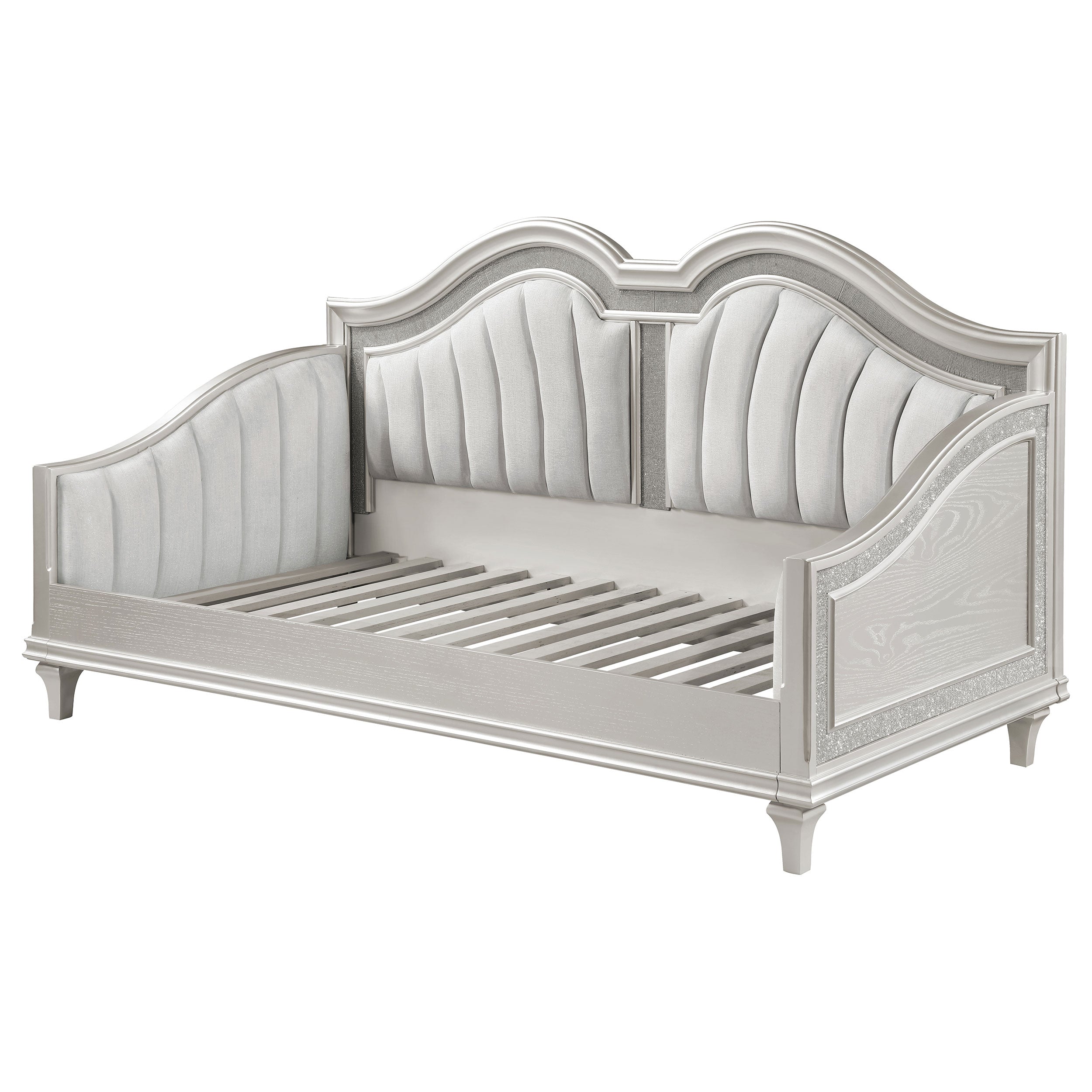 Evangeline Upholstered Twin Daybed Silver Oak — view 6