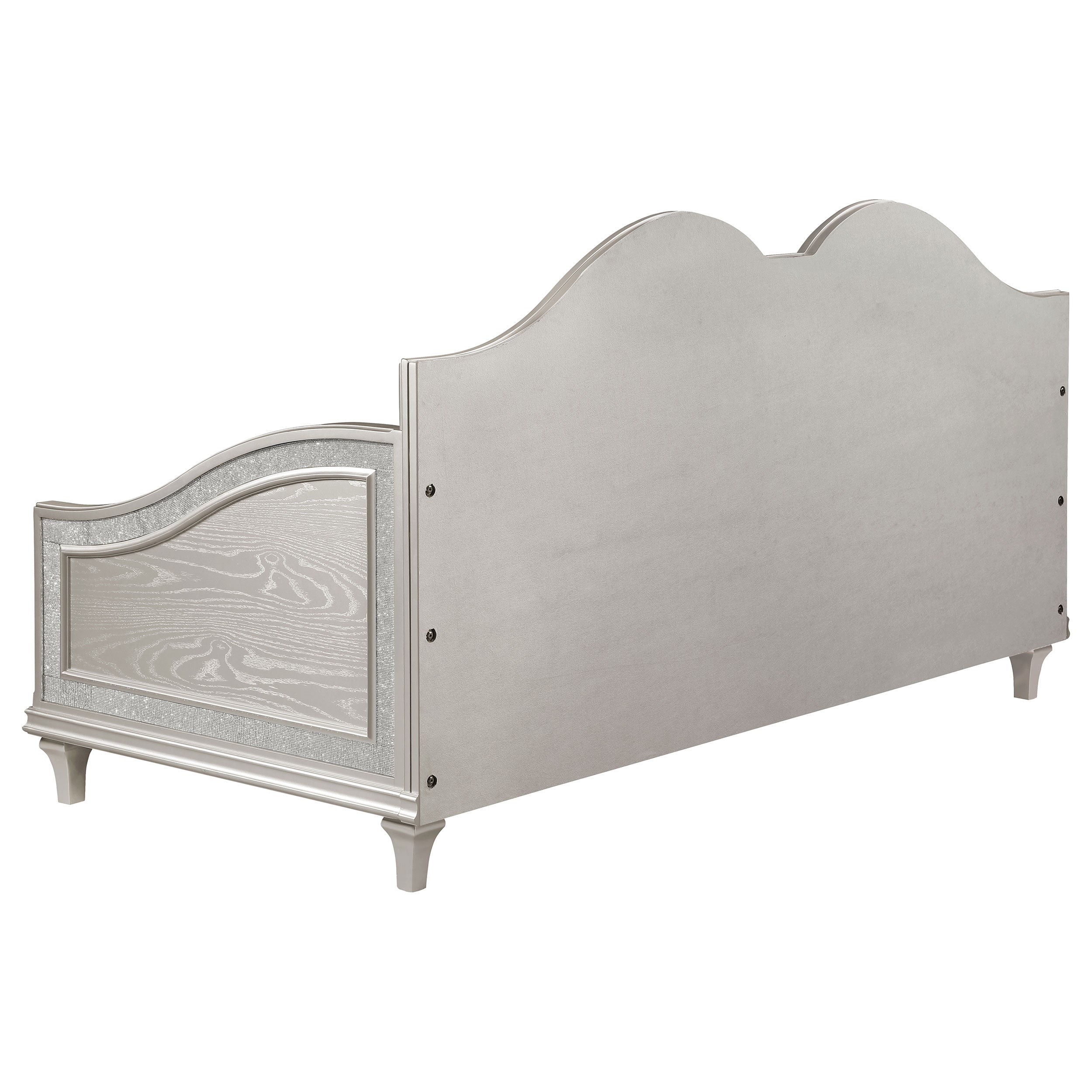 Evangeline Upholstered Twin Daybed Silver Oak — view 8