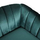 Contemporary 3 Seater Sofa With Plush Accents
