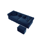 3 In 1 Pull Out Sofa Bed With Movable Ottoman