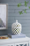 Ballas - Bird Lidded Jar - White