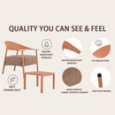 Furniture Set With Seat Cushions, Sturdy And Durable