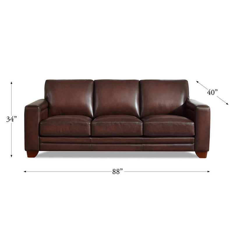 Aiden - Leather Sofa