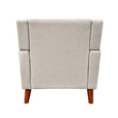Luminaesque - Fabric Upholstered Armchair With Tufted Back