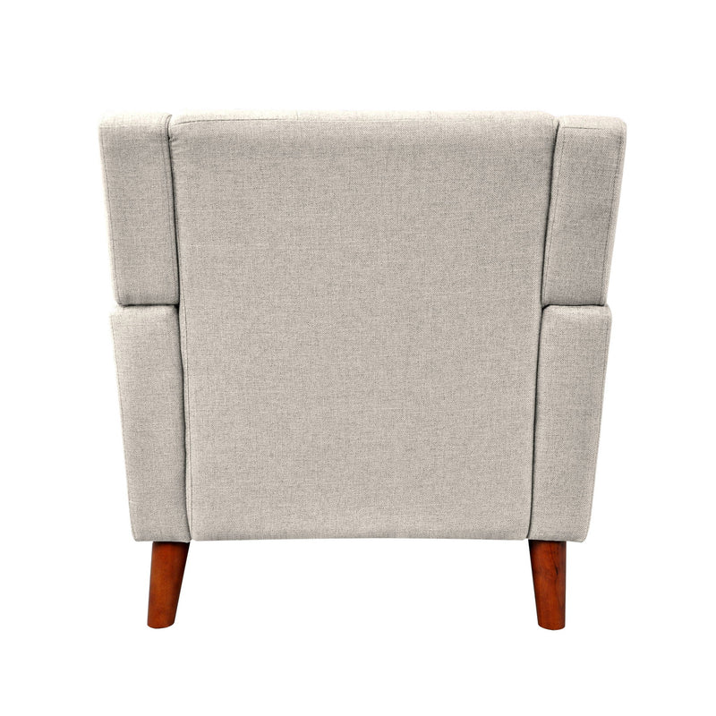 Luminaesque - Fabric Upholstered Armchair With Tufted Back