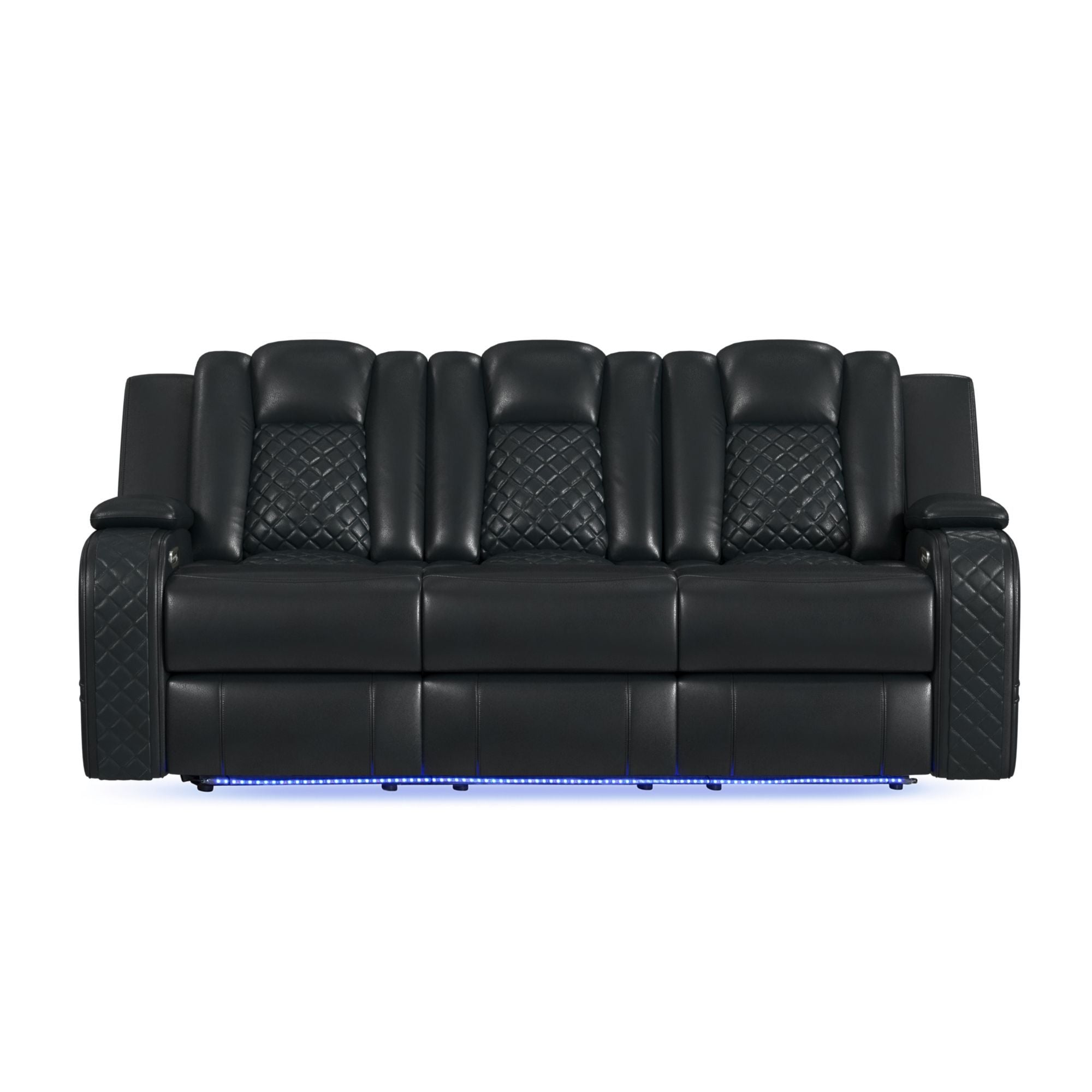 Carlo - Power Motion Sofa With Power Headrest, Dropdown Table, Power Strip, LED And Reading Light