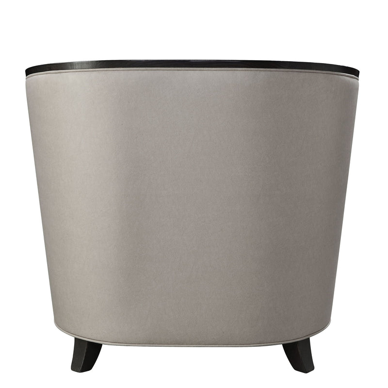 Zemocryss - Chair With Pillow - Beige Fabric