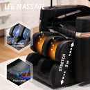 Massage Chair Recliner With Zero Gravity And Full Body Air Pressure - Black